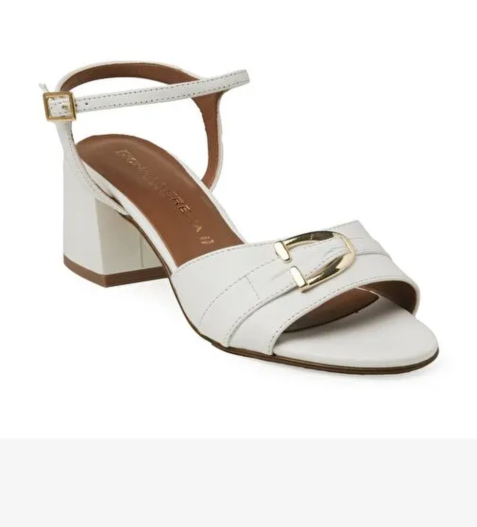 Kadın Topuklu Ayakkabı 475206DP Donna Serena 5206 DP NAP DANY PELLE Bianco - Görsel 1