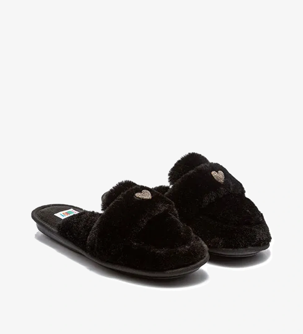 Twigy Twigy Siyah Kadın Ev Terliği GG0155 model görseli