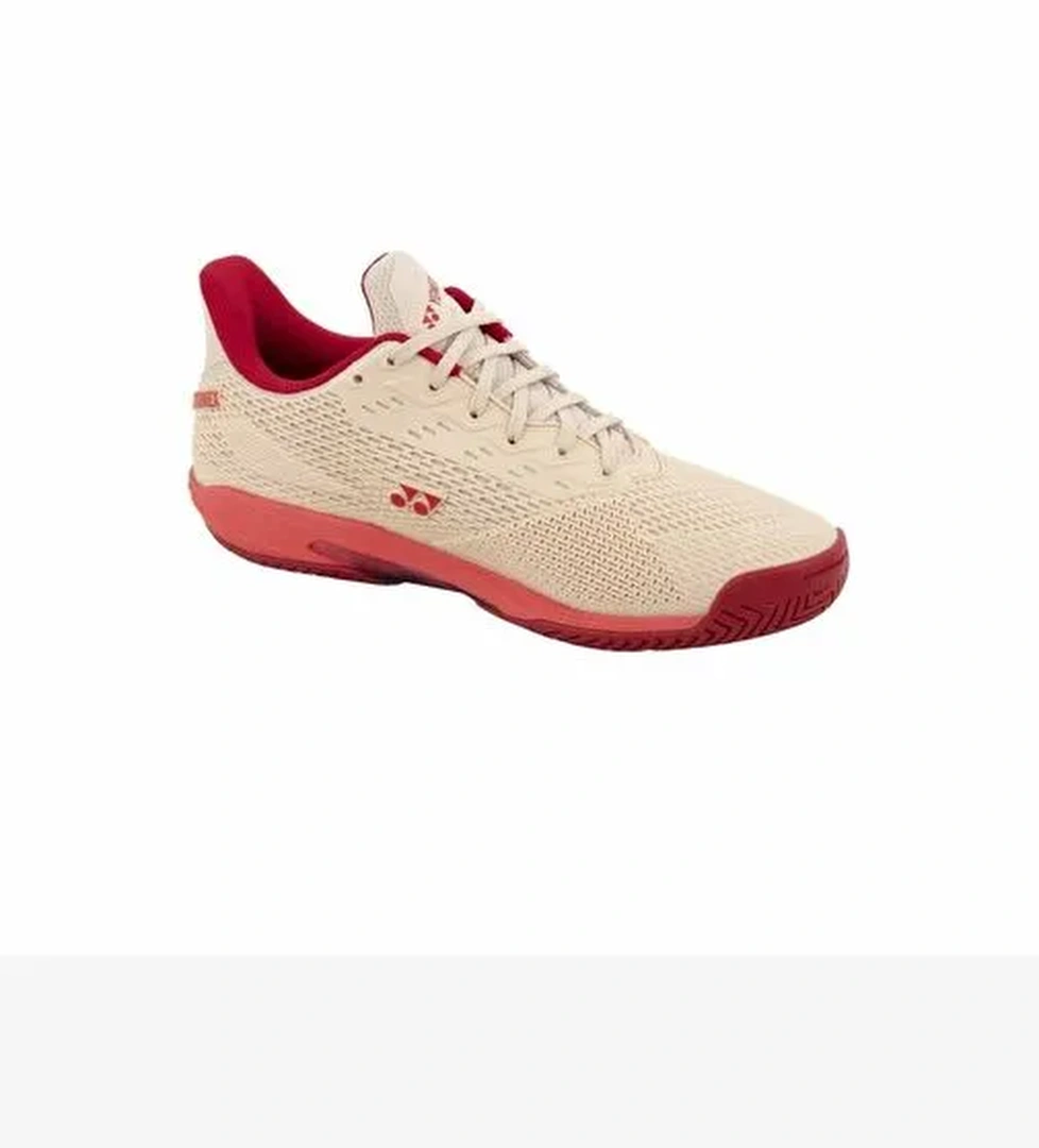 Yonex PC AD Accel Kadın Bej - Pembe Tenis Ayakkabısı - Görsel 1