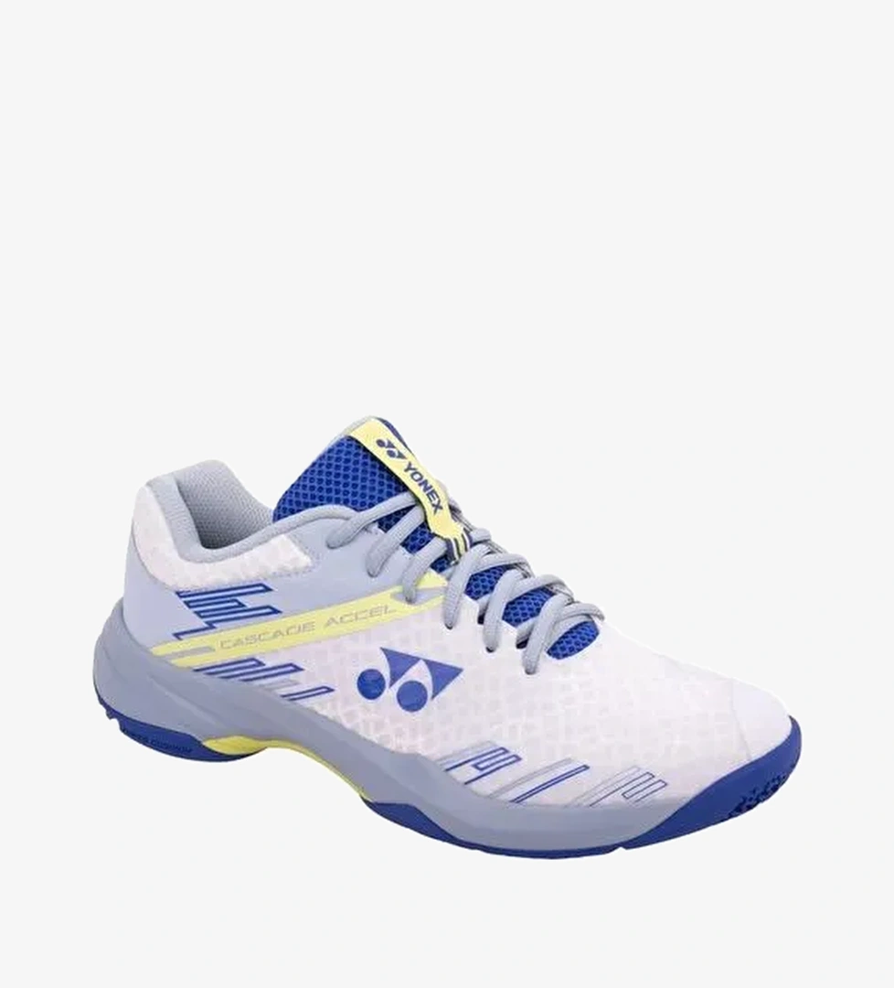 Yonex PC Cascade AD Accel Kadın Beyaz Mavi Badmiton Ayakkabısı - Görsel 1