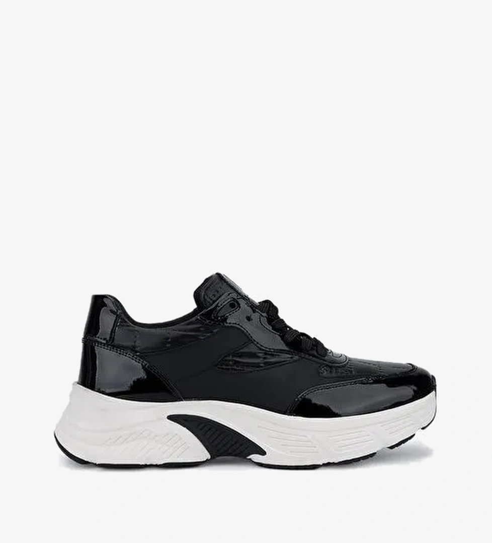 Valmenti Erkek Hakiki Deri Siyah Sneakers & Spor Ayakkabı - Görsel 1