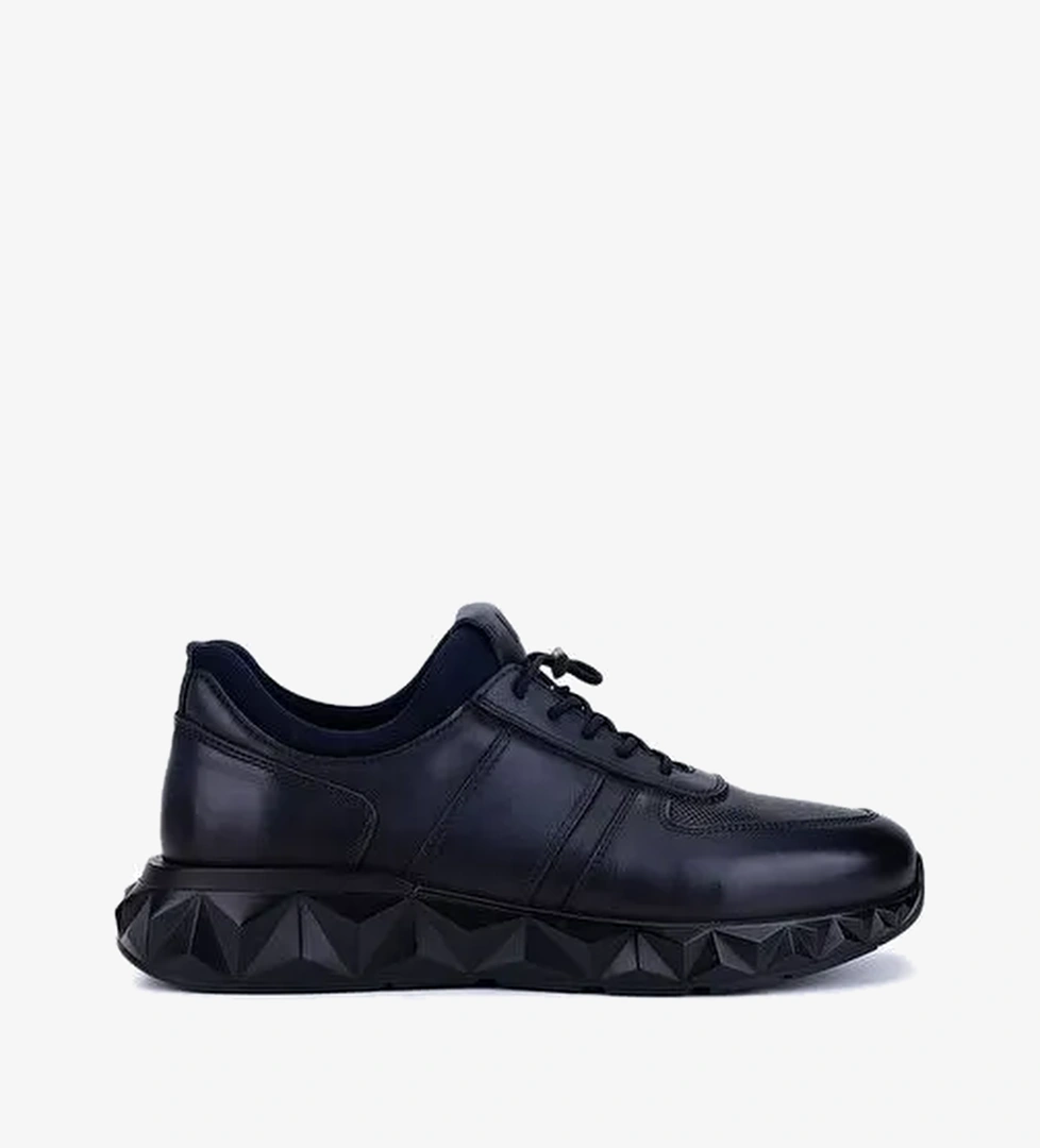 Valmenti Erkek Hakiki Deri Lacivert Sneakers & Spor Ayakkabı - Görsel 1