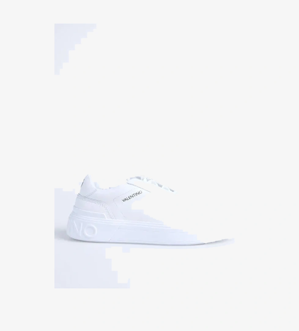 Valentino Beyaz Erkek Deri Sneaker REY - Görsel 1