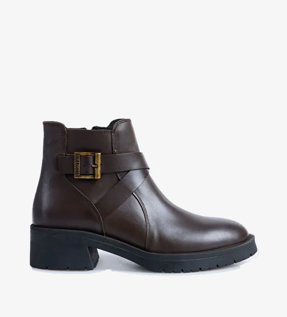 Bulldozer Kahverengi Kadın Deri Bot BUL-260562