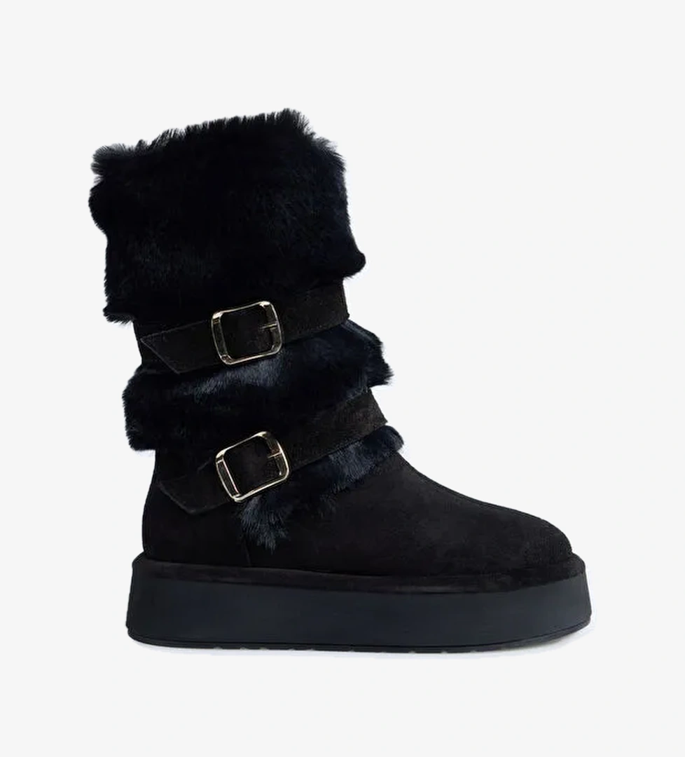 Fabrika Siyah Kadın Çizme D-NELL-FOMAX