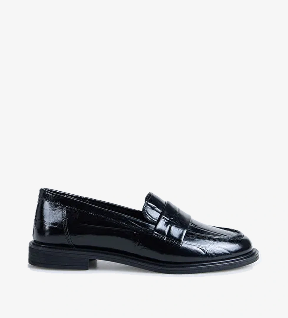 Ted Baker Siyah Kadın Deri Loafer Z10132 - Görsel 1