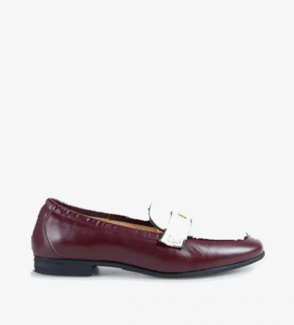 Ted Baker Bej Kadın Deri Loafer Z10122 - Görsel 1