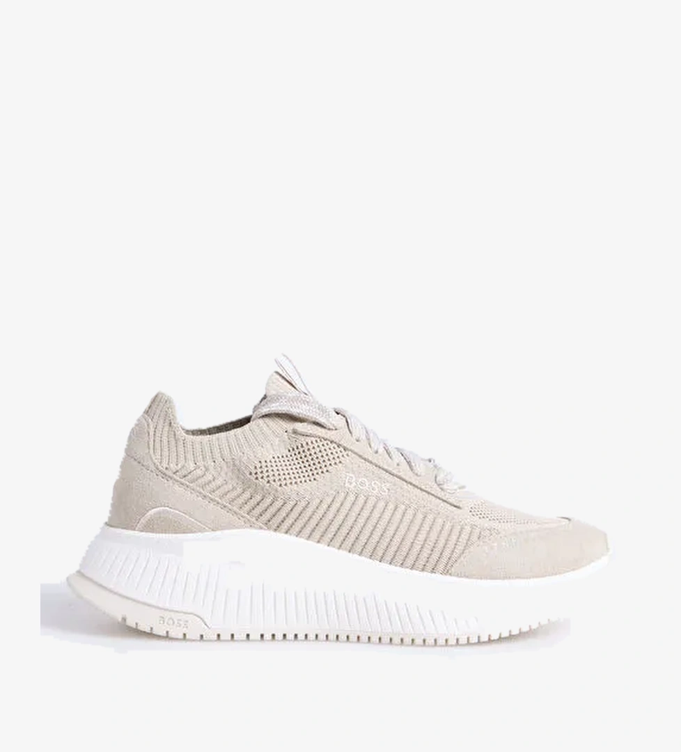 BOSS Bej Kadın Sneaker TTNMEVO_Slon_lowkn