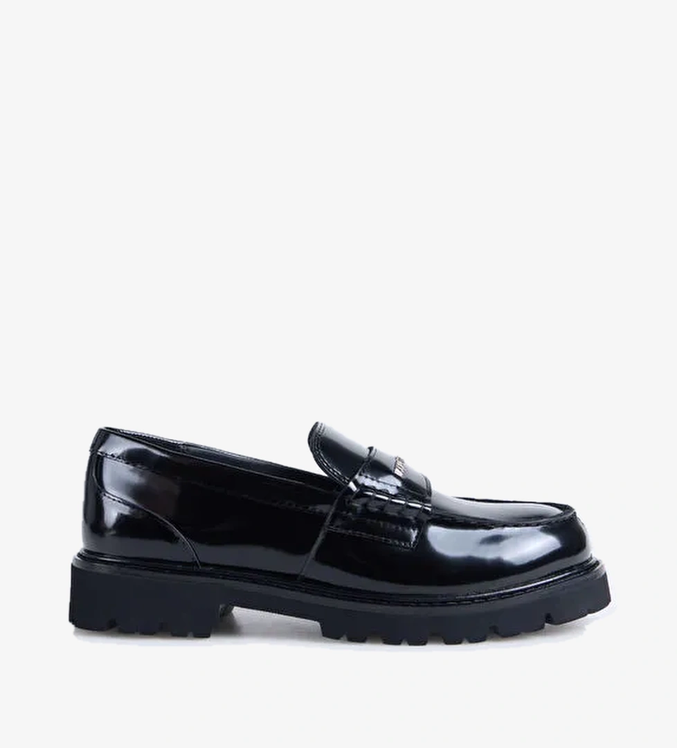 Karl Lagerfeld KARL LAGERFELD Siyah Kadın Deri Loafer KL42224000 model görseli