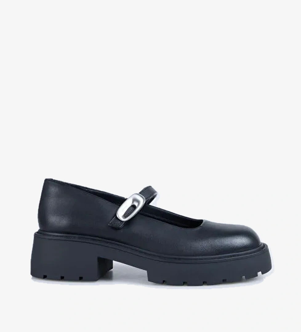 Calvin Klein Siyah Kadın Deri Günlük Ayakkabı YW0YW02065BEH - Görsel 1