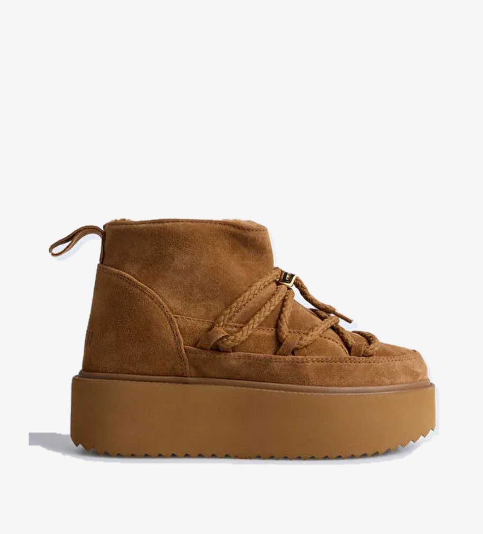 İnuikii Taba Kadın Deri Kar Botu CLASSIC LOW PLATFORM