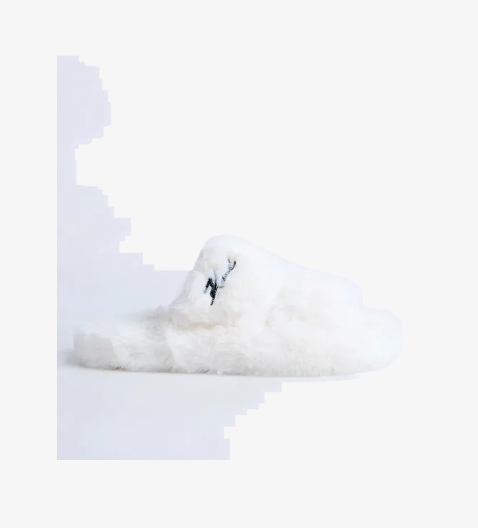 KARL LAGERFELD Beyaz Kadın Terlik KL80674WF1 - Görsel 1