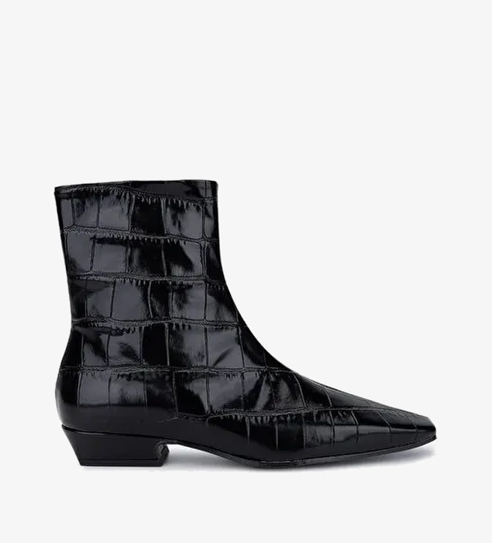 Valmenti Valmenti Kadın Hakiki Deri Siyah Topuklu Bot | Boyner Siyah - 1. görsel