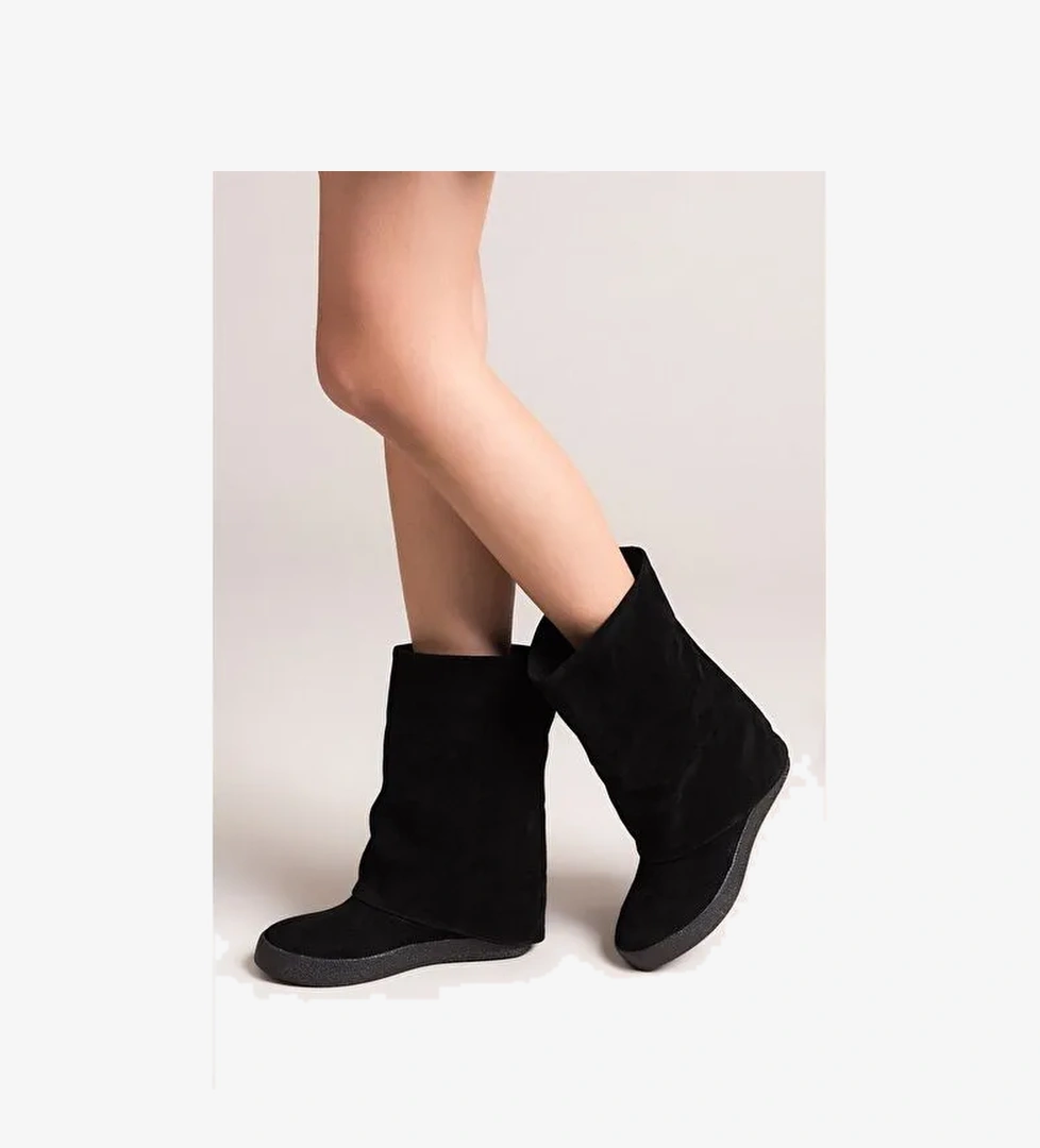 Siyah Kadın Çizme C437454602 - Görsel 1