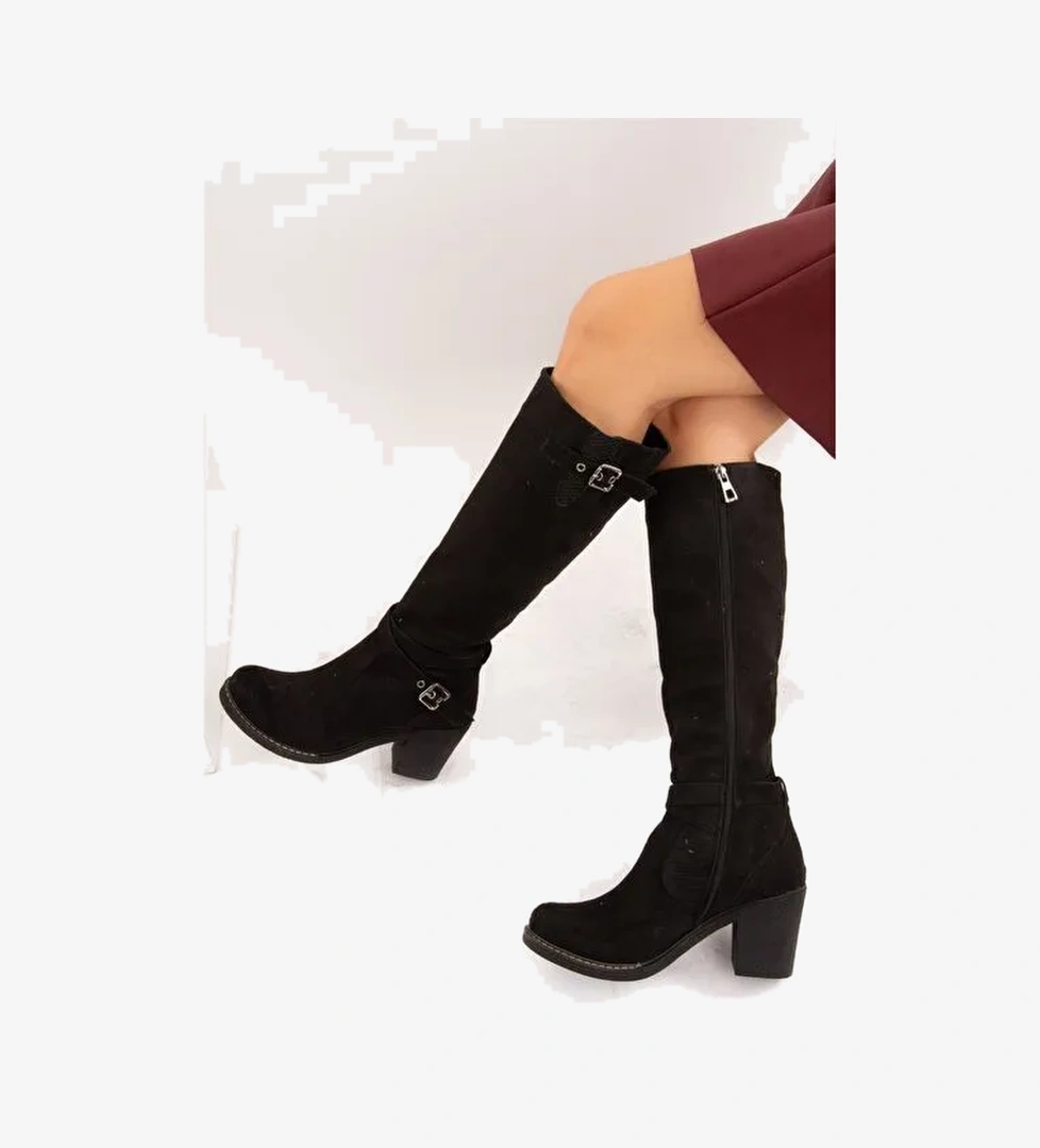 Siyah Kadın Çizme C674250102 - Görsel 1