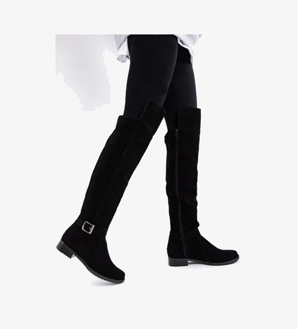 Siyah Kadın Çizme E726561802 - Görsel 1