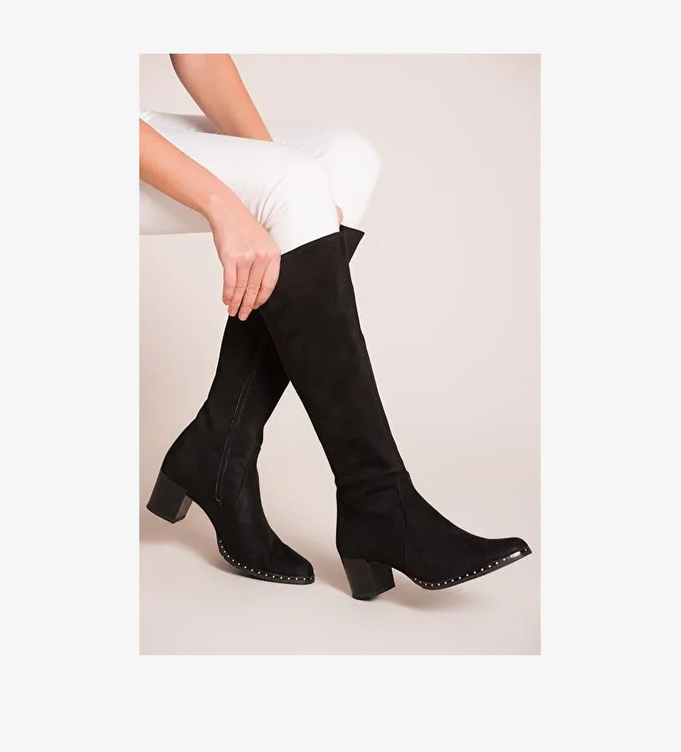 Siyah Kadın Çizme C654652702 - Görsel 1