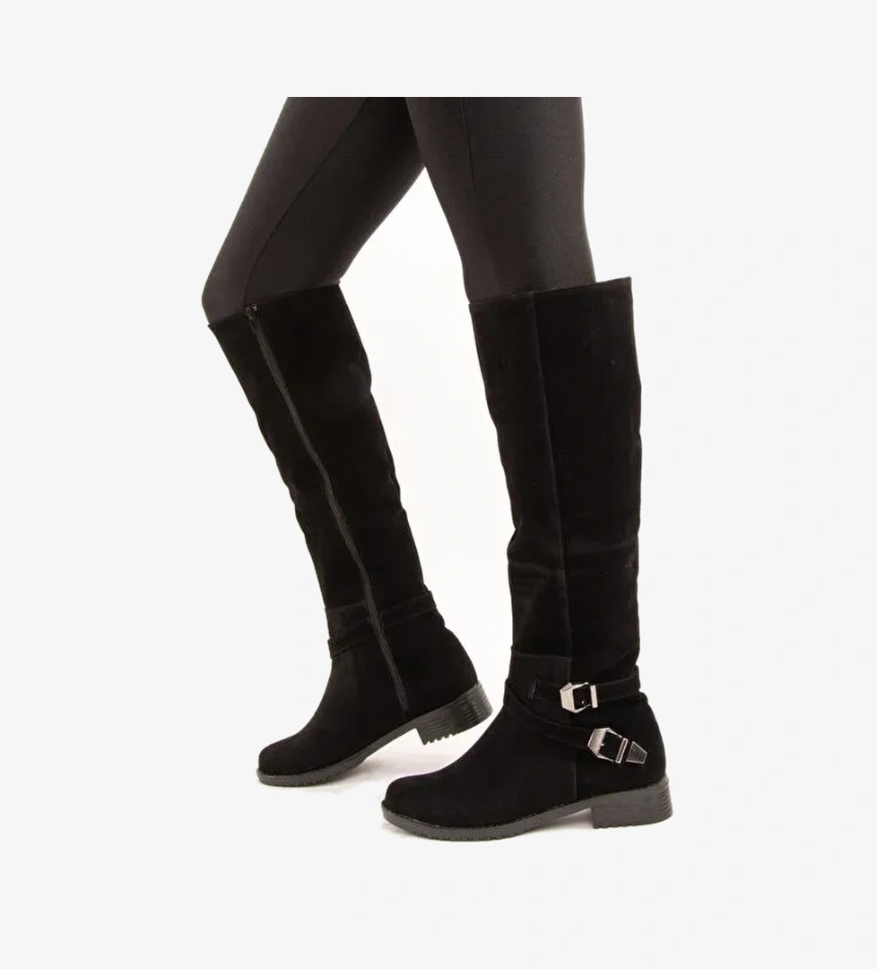 Siyah Kadın Çizme E726203402 - Görsel 1