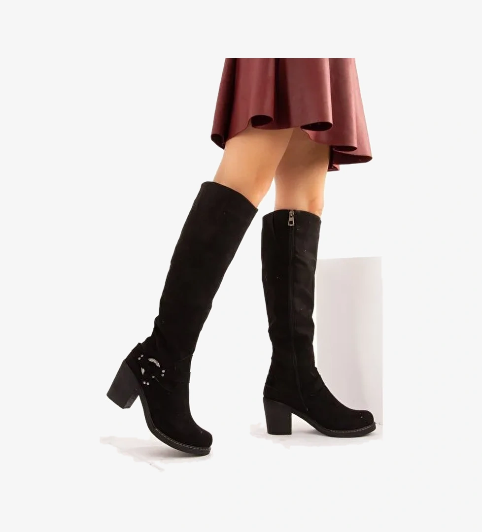 Siyah Kadın Çizme E674250002 - Görsel 1