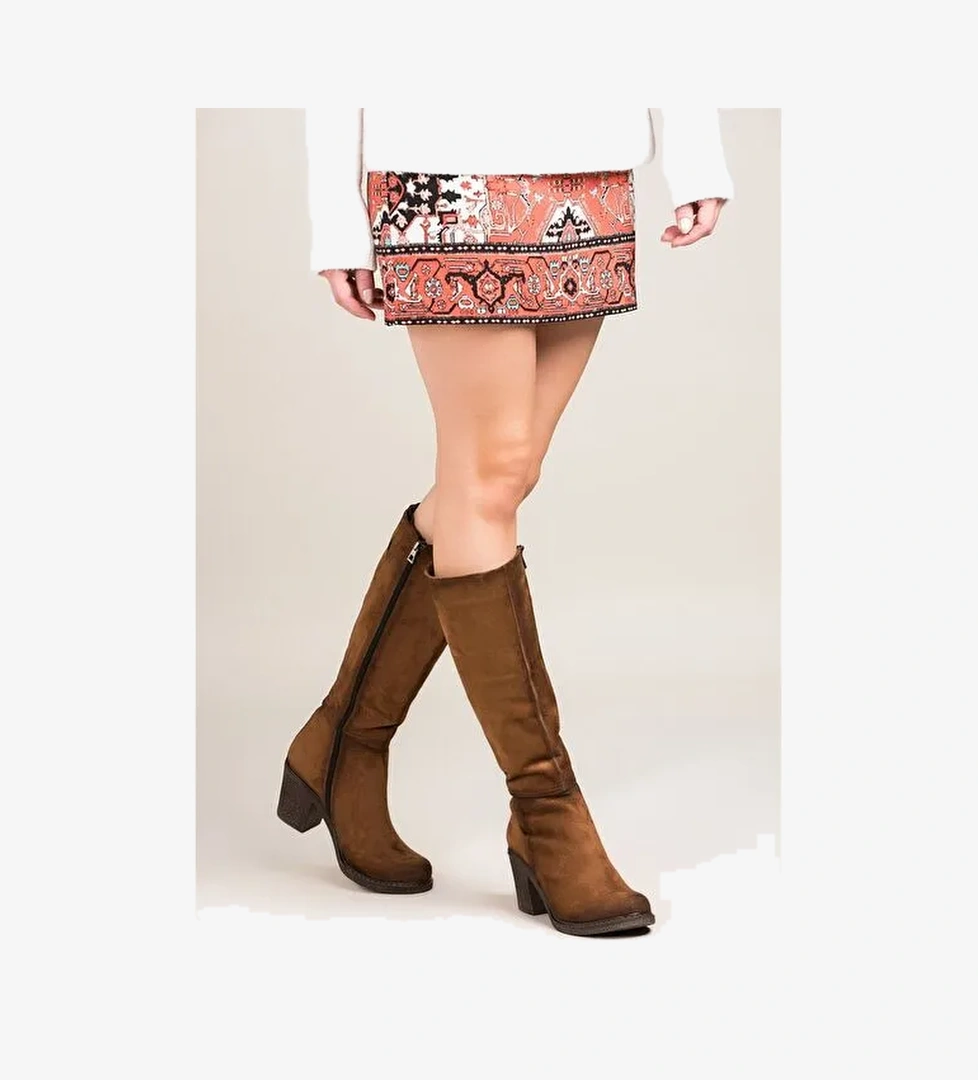 Taba Kadın Çizme C674250302 - Görsel 1