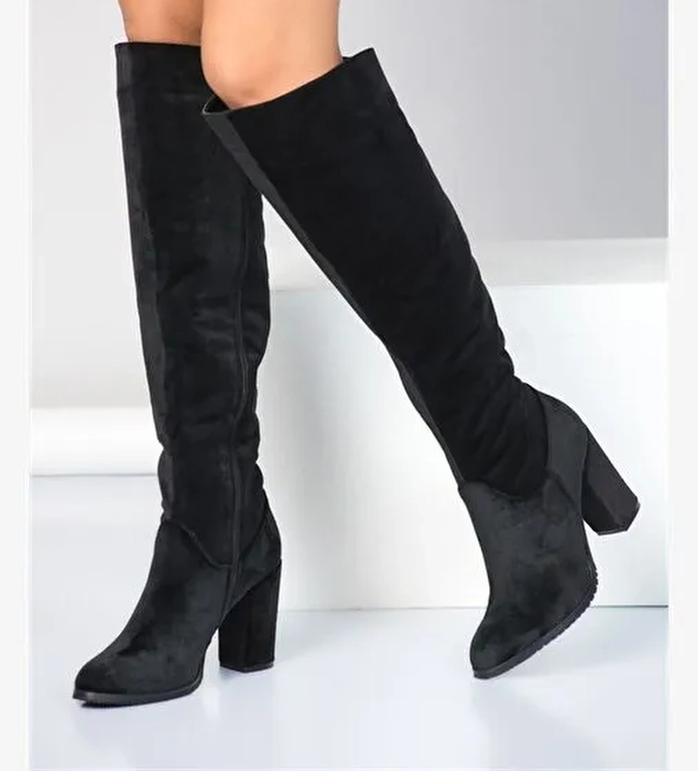 Siyah Kadın Çizme A654018002 - Görsel 1