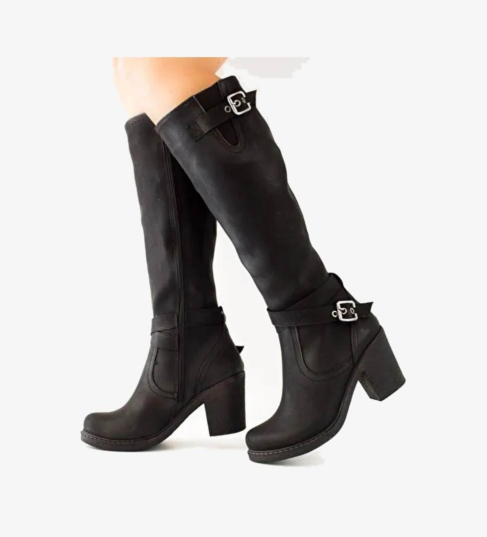 Siyah Kadın Çizme C674250109 - Görsel 1