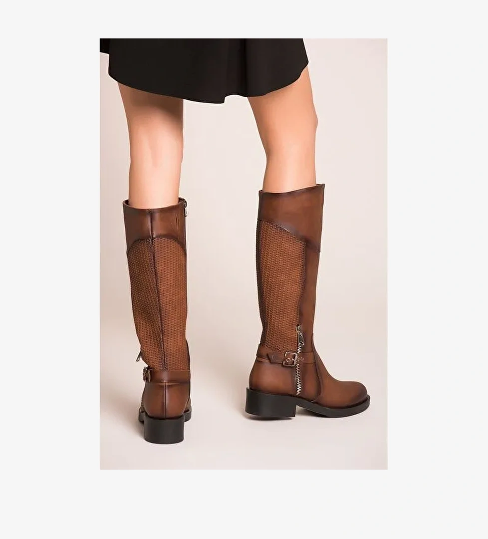 Taba Kadın Çizme C674270109 - Görsel 1