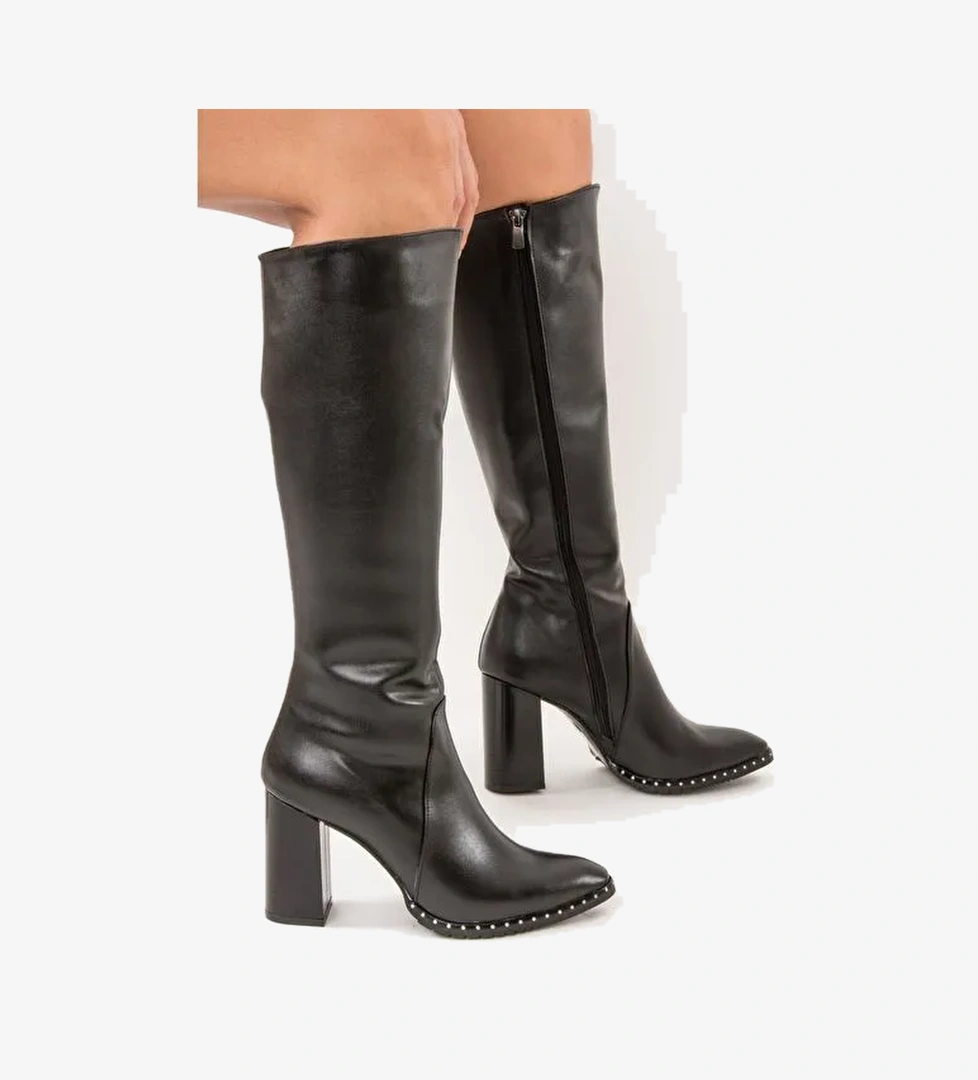 Siyah Kadın Çizme C654088509 - Görsel 1