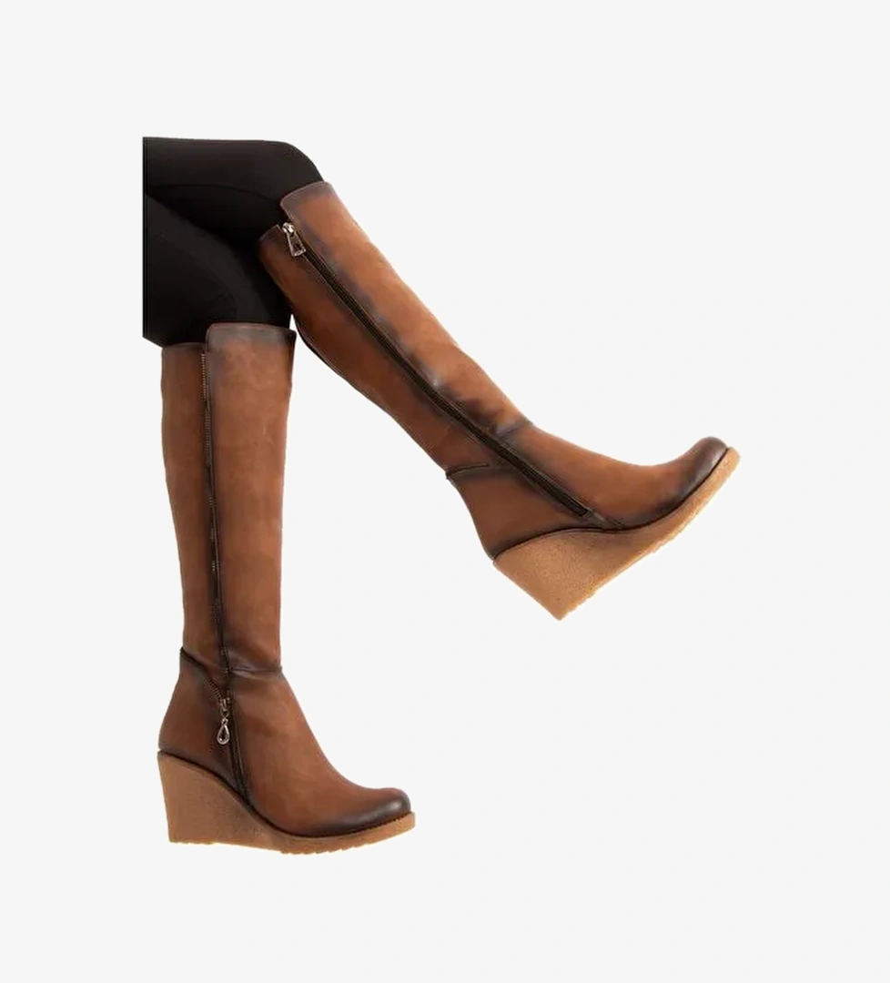 Taba Kadın Çizme E674220209 - Görsel 1