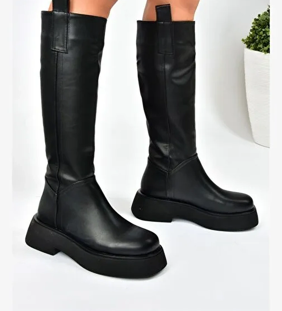 Siyah Günlük Kadın Çizme L610130409 - Görsel 1