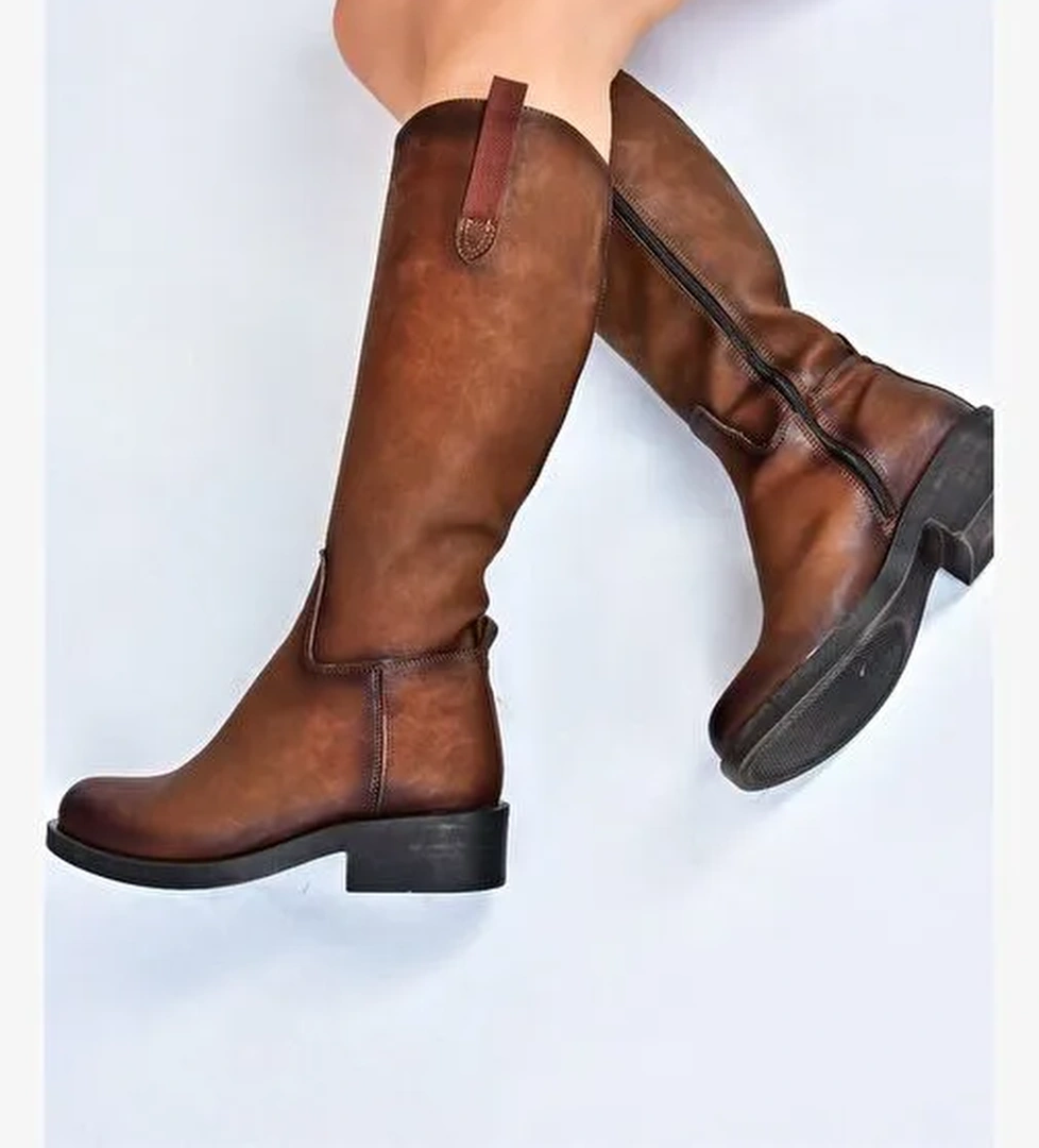 Taba Kadın Çizme J674272109 - Görsel 1