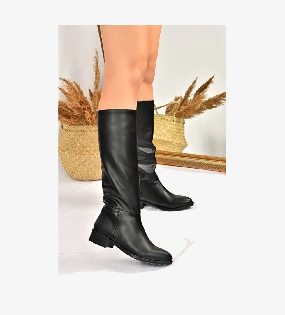 Siyah Düz Taban Günlük Kadın Çizme L726600909 - Görsel 1