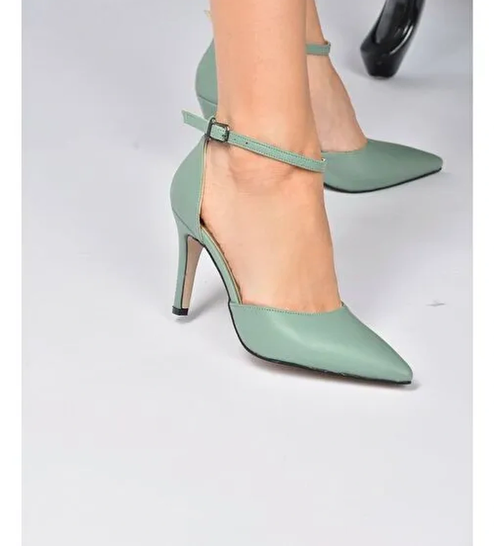 Yeşil Topuklu Kadın Ayakkabı K404010709 - Görsel 1