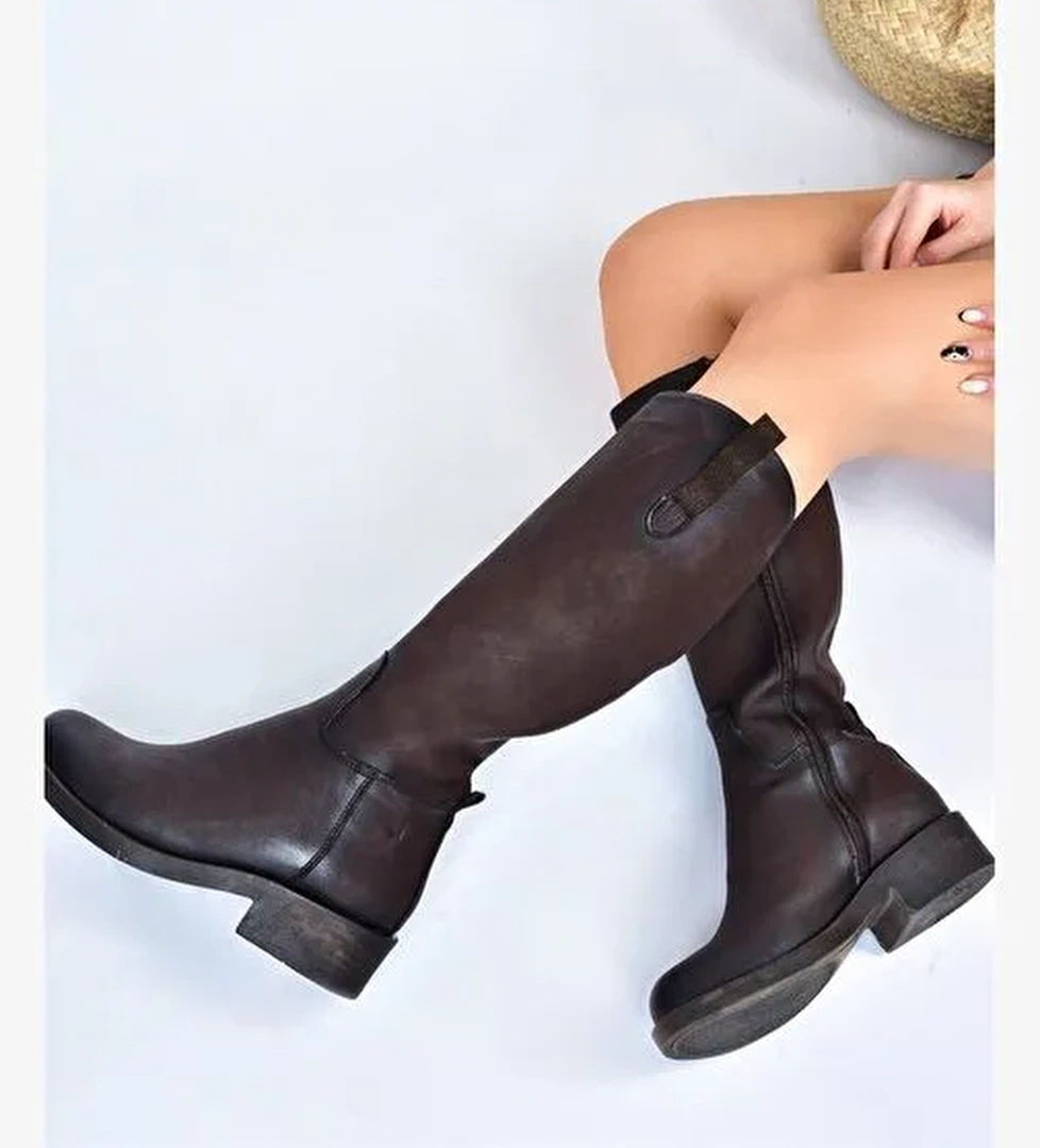 Kahverengi Kadın Çizme J674272109 - Görsel 1