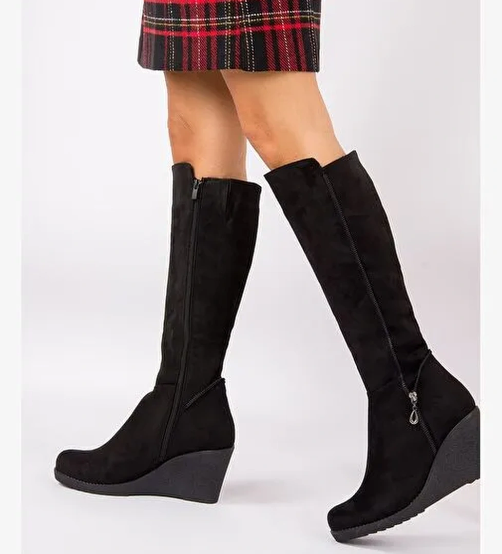 Siyah Kadın Çizme E674220202 - Görsel 1