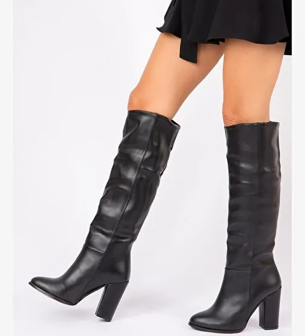 Siyah Kadın Çizme G922920509 - Görsel 1