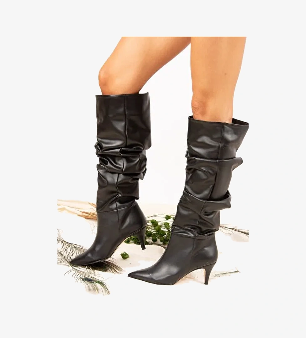 Siyah Kadın Çizme J749129909 - Görsel 1