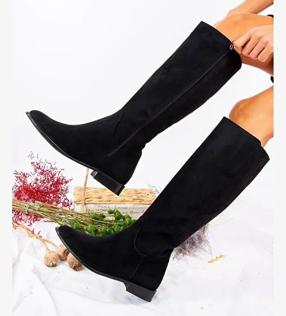 Siyah Kadın Çizme J654065602 - Görsel 1