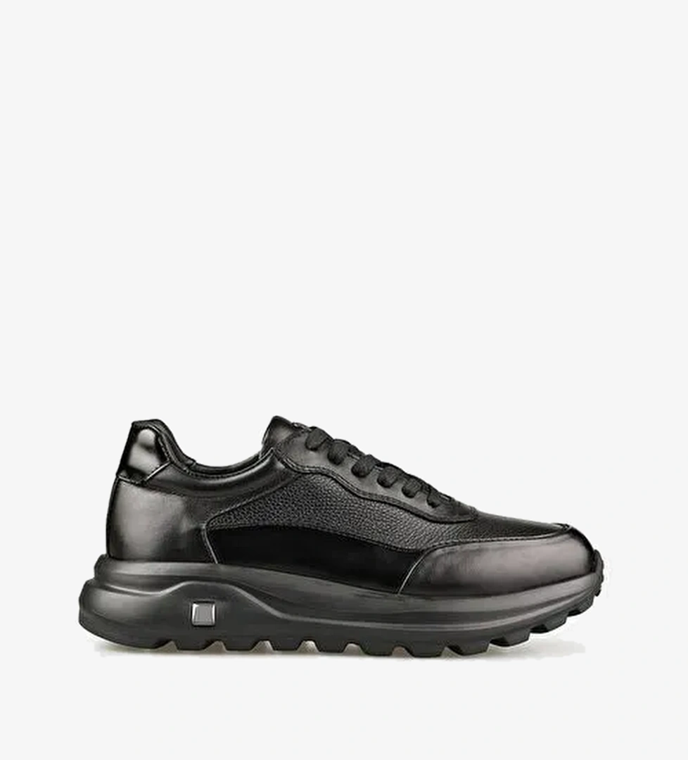 Kahve Deri Erkek Spor Ayakkabı - Görsel 1