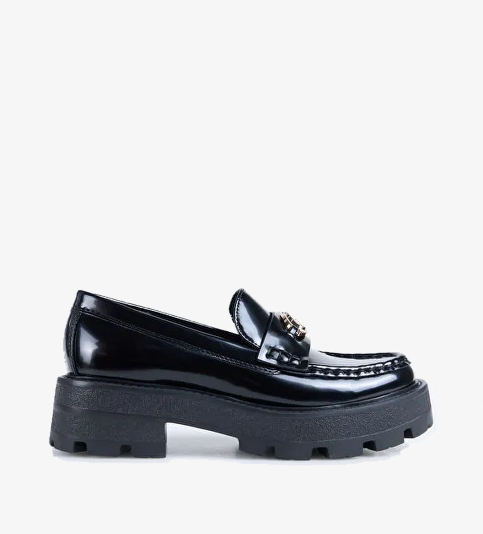 Guess Siyah Kadın Loafer FLTYNKELE14-BLACK