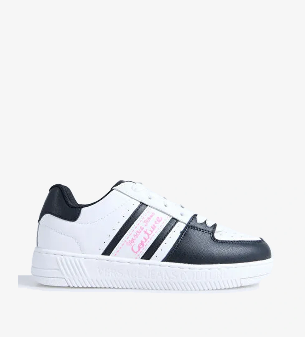 Versace Jeans Couture Beyaz Kadın Deri Sneaker 78VA3SJ7