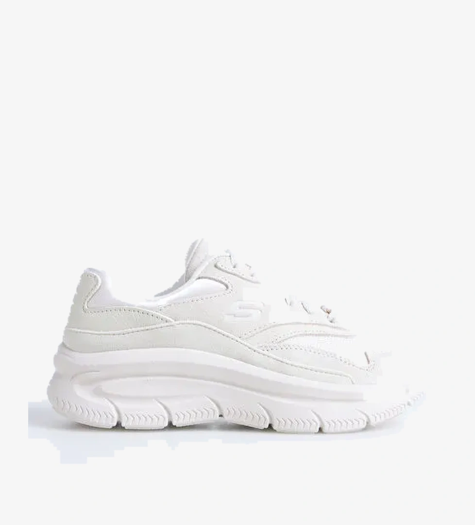 Skechers Beyaz Kadın Deri Sneaker 158590 OFWT - Görsel 1