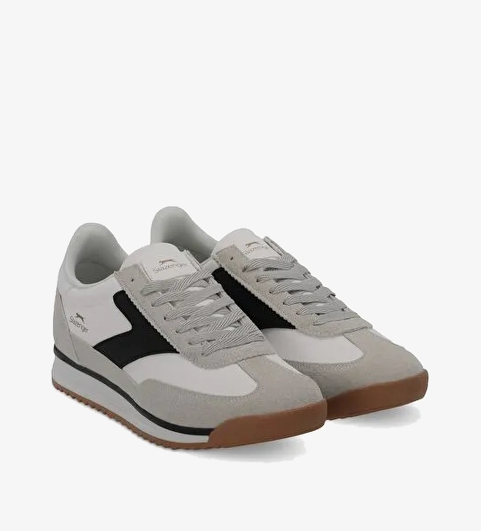 Slazenger OASIS I Erkek Gri / Beyaz Günlük Spor Ayakkabısı - Görsel 1
