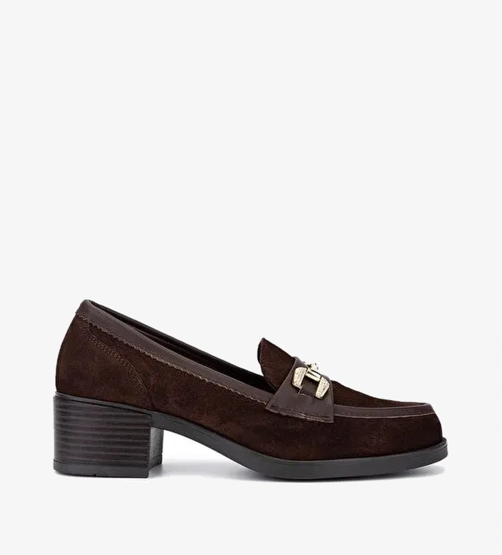 Tamer Tanca Kadın Hakiki Deri Kahverengi Makosen Ayakkabı - Görsel 1