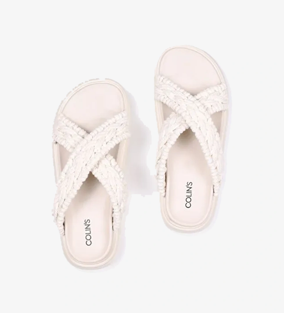 Kadın Bej Terlik - Görsel 1