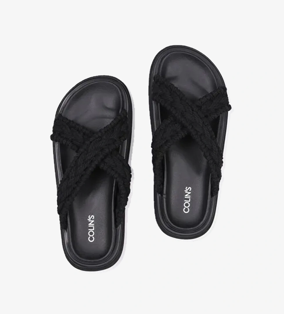 Kadın Siyah Terlik - Görsel 1