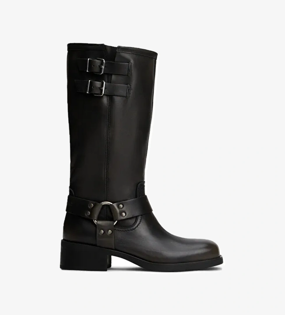 Tommy Hilfiger Siyah Kadın Deri Çizme EN0EN02850BDS - Görsel 1