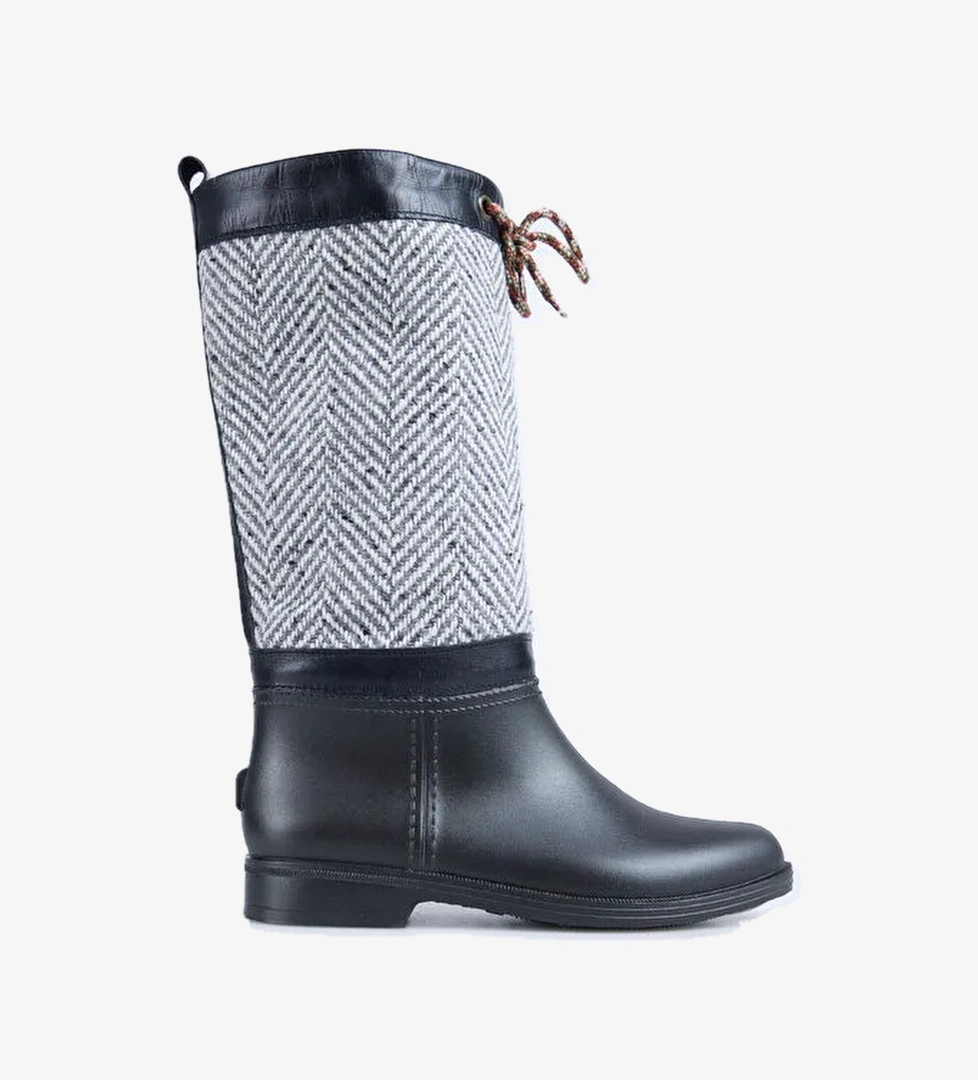 F By Fabrika Siyah Kadın Çizme KANA - Görsel 1