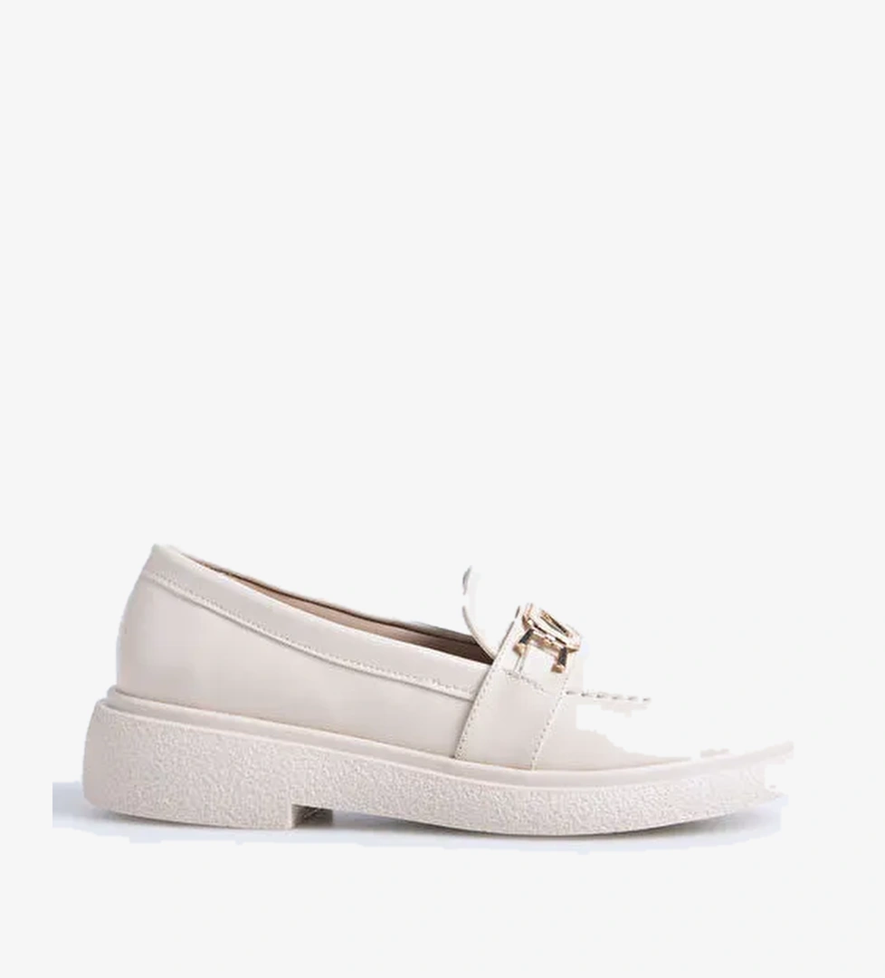 F By Fabrika Bej Kadın Loafer VETAL - Görsel 1