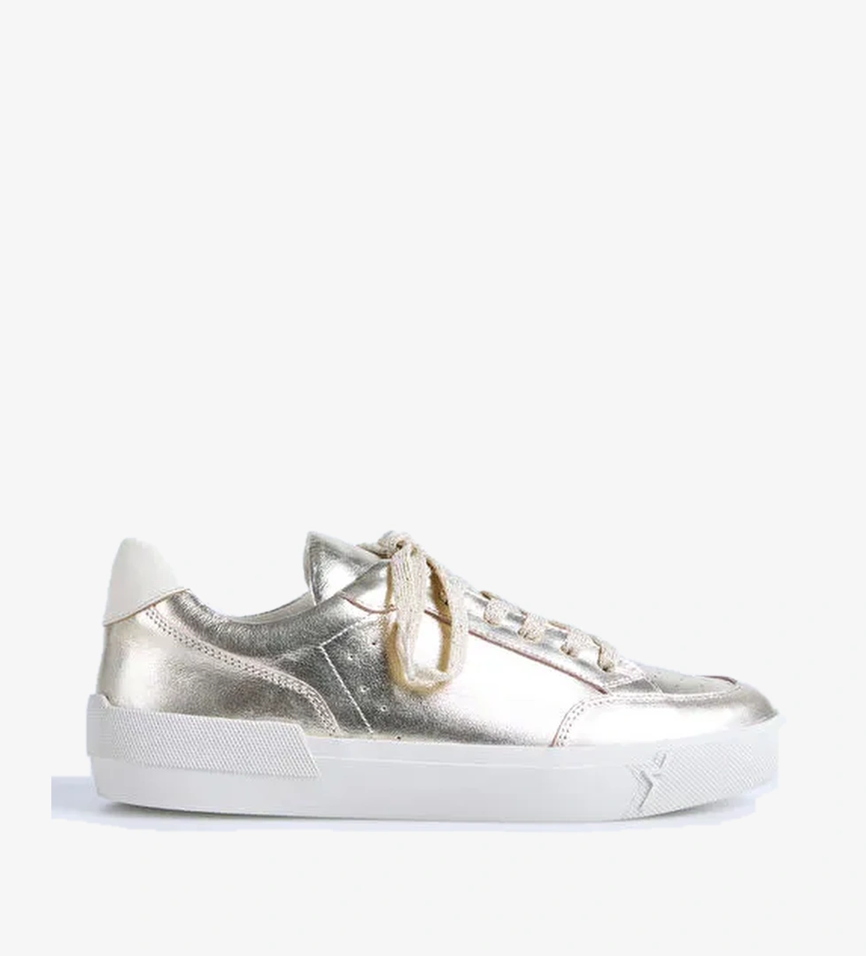 F By Fabrika Altın Kadın Deri Sneaker VARE